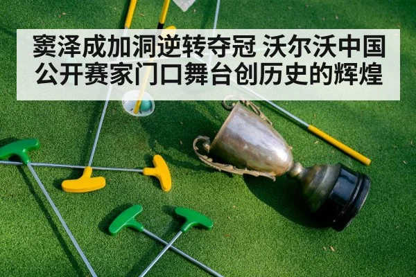 窦泽成加洞逆转夺冠 沃尔沃中国公开赛家门口舞台创历史的辉煌